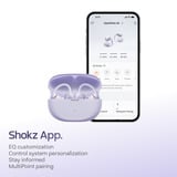 Shokz OpenDots Air bone conduction headset Zwart, Bluetooth® 6.1