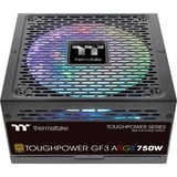 Thermaltake Toughpower GF3 ARGB 750W Gen 5 EU voeding  Zwart, 5x PCIe, Kabel-Management