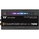 Thermaltake Toughpower GF3 ARGB 750W Gen 5 EU voeding  Zwart, 5x PCIe, Kabel-Management