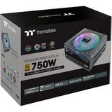 Thermaltake Toughpower GF3 ARGB Gen 5 EU modulaire 750 watt voeding  Zwart, 4x PCIe