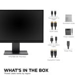 ViewSonic VP2788-5K Mac-Compatible 27" 4K UHD monitor Zwart, 2x Thunderbolt 4, 1x HDMI, 1x DisplayPort, USB-A, USB-C