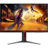 AOC 24G4HA 23.8" gaming monitor Zwart/rood, 200 Hz, HDMI, DisplayPort, Audio