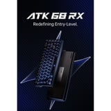 ATK 68 RX eSports Hall Effect Keyboard Zwart, US lay-out (QWERTY), 65%