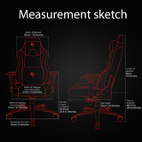 Arozzi Vernazza Supersoft Fabric - Anthracite gamestoel Antraciet