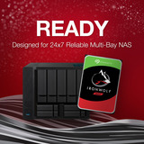 Asustor Drivestor 2 Gen2 (AS1202T) incl. 2x IronWolf 4 TB nas Zwart, LAN, USB