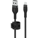 Belkin BOOSTCHARGE PRO Flex USB-A-kabel met Lightning-connector Zwart, 1 m
