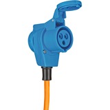 Brennenstuhl CEE-kabelhaspel met 23+2m RN-Kabel in oranje Blauw/oranje, 25m (23+2m) RN-kabel