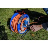 Brennenstuhl CEE-kabelhaspel met 23+2m RN-Kabel in oranje Blauw/oranje, 25m (23+2m) RN-kabel