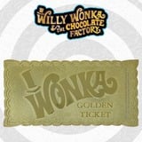  Charlie and the Chocolate Factory: Willy Wonka Collector's Edition Golden Ticket Replica decoratie Goud
