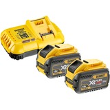 DEWALT DCB118Y2T-QW Accu Starterset Zwart/geel, Incl. 1x T STAK™-Box II, 2x DCB548 XR Flexvolt 54 Volt / 216 Wh Li-Ion Accu