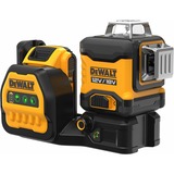 DEWALT DCE089D1G18-QW 12V / 18V XR 3 X 360 Groene Kruislijnlaser Zwart/geel, Incl. TSTAK koffer, 18V/2Ah XR battery pack + Oplader