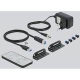 DeLOCK HDMI kvm-switch Zwart, 4K 60 Hz, USB 3.0, Audio