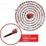 EINHELL GE-LB 36/210 Li E-Solo bladblazer Rood/zwart, Accu en oplader niet inbegrepen