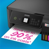 Epson EcoTank ET-2870 A4 multifunctionele Wi-Fi-printer met inkttank all-in-one inkjetprinter Zwart, Scannen, Kopiëren, inclusief tot 3 jaar inkt