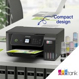 Epson EcoTank ET-2870 A4 multifunctionele Wi-Fi-printer met inkttank all-in-one inkjetprinter Zwart, Scannen, Kopiëren, inclusief tot 3 jaar inkt