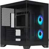 Fractal Design Pop 2 Vision RGB midi tower behuizing Zwart | 1x USB-A | 1x USB-C | RGB | Tempered Glass