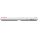 HelloGanss HS108T GC05 RGB mechanisch toetsenbord Wit, US lay-out (QWERTY), Gateron Yellow, 100%, RGB leds, PBT Doubleshot keycaps, hot swap, 2,4 GHz / Bluetooth / USB-C