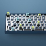 Iqunix F97 Coral Sea Wireless Mechanical Keyboard Donkerblauw, US lay-out (QWERTY), IQUNIX Moonstone Turbo, 96%, RGB leds, Hot-swappable, PBT, 2.4GHz | Bluetooth 5.1 | USB-C