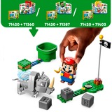 LEGO Super Mario - Uitbreidingsset: Rambi de neushoorn Constructiespeelgoed 71420