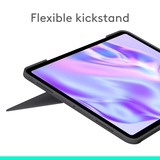 Logitech Combo Touch iPad Pro 13" (M4) (2024) Keyboard Case Zwart, US-International lay-out (QWERTY), 75%