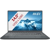 MSI Prestige 14 Evo A12M-018NL 14" laptop Grijs | i7-1280P | Iris Xe Graphics | 16 GB | 1 TB SSD
