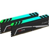 Mushkin 32 GB DDR4-4000 Kit werkgeheugen Zwart, MLA4C400JNNM16GX2, Redline Lumina, RGB, XMP