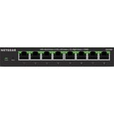Netgear 8-port 2.5G Multi-Gigbit  Ethernet Plus Switch (MS308E) Zwart, Unmanaged