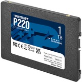 Patriot P220 1 TB SSD Zwart, SATA III 6 Gb/s