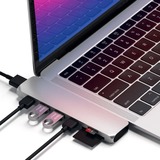 Satechi Type-C Pro Hub Adapter Zilver, USB-C, HDMI, USB, SD