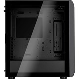 SilverStone FARA 511Z Tower-behuizing Zwart | Tempered Glass