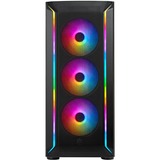 SilverStone FARA 511Z midi tower behuizing Zwart | 2x USB-A | RGB | Tempered Glass