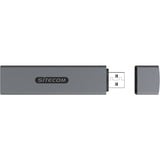 Sitecom USB-Stick kaartlezer met 2x USB Grijs
