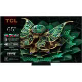 TCL QD-MiniLED TV 65MQLED85K 65" Ultra HD QLED Zwart, 4x HDMI, 1x USB-A, CI, Optisch, Bluetooth, LAN, WLAN, HDR10+