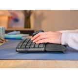 Trust Keyra Draadloos ergonomisch toetsenbord Zwart, US lay-out, Bluetooth / 2.4G USB