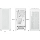 be quiet! Shadow Base 800 FX midi tower behuizing Wit | 2x USB-A | 1x USB-C | RGB | Tempered Glass