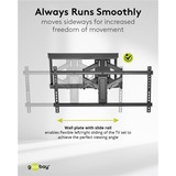 goobay TV Wall Mount Pro FULLMOTION (XL), 43 tot 90 inch wandmontage  Zwart