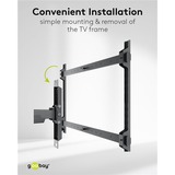 goobay TV Wall Mount Pro FULLMOTION (XL), 43 tot 90 inch wandmontage  Zwart