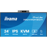 iiyama ProLite XB2490HSCH-B1 23.8" monitor Zwart, 1x HDMI, 2x USB-C, 2x USB-A, 120 Hz