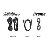 iiyama ProLite XU2793HSU-B7 27" monitor Zwart (mat), 100 Hz, HDMI, DisplayPort, USB, Audio, Adaptive Sync