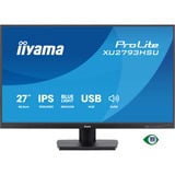 iiyama ProLite XU2793HSU-B7 27" monitor Zwart (mat), 100 Hz, HDMI, DisplayPort, USB, Audio, Adaptive Sync