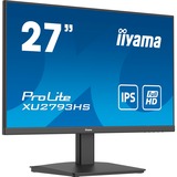 iiyama Prolite XU2793HS-B5 27" Monitor Zwart, 75Hz, HDMI, DisplayPort, Audio, FreeSync