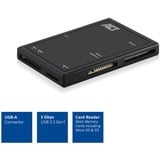 ACT Connectivity Externe USB 3.2 Gen1 (USB 3.0) Kaartlezer Zwart