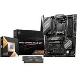 ALTERNATE Upgrade Kit B650 GAMING PLUS WIFI / Ryzen 9 9900X3D / 32 GB Zwart, Moederbord, CPU, Geheugen