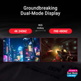 ASUS ASUS 32 L PG32UCWM 240/480Hz DM OLED 31.5" 4K UHD gaming monitor Zwart
