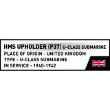 COBI Historical Collection - HMS Upholder (P37) U-class submarine Constructiespeelgoed Schaal 1:300