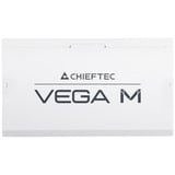 Chieftec Vega M White PPG-850-C modulaire 850 watt voeding  Wit, 1x 12V-2x6, 4x PCIe