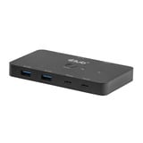 Club 3D CSV-2512 KVM Switch Dual USB-C naar HDMI kvm-switch Zwart, 4K 60Hz