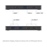 Club 3D CSV-2512 KVM Switch Dual USB-C naar HDMI kvm-switch Zwart, 4K 60Hz
