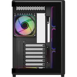 Cooler Master Elite 600 midi tower behuizing Zwart | 2x USB-A | 1x USB-C | Tempered Glass