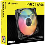 Corsair RS120 II ARGB case fan Zwart, 120 x 120 x 26 mm, PWM